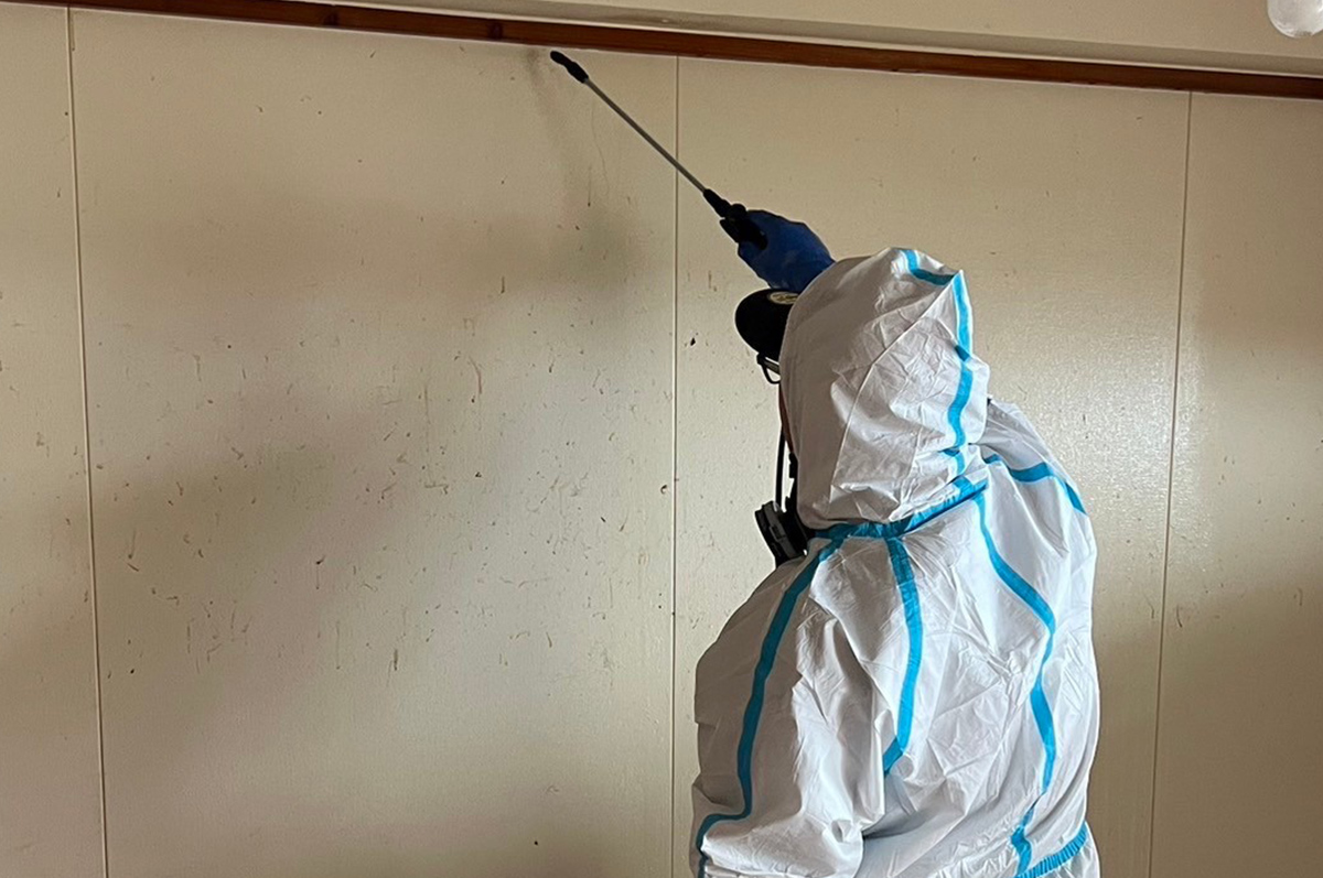 お部屋全体の除菌